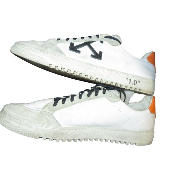 Off-White × Streetwear × Virgil Abloh Cup Sole 2.0 White Leather Low Top Sneaker - Picture 5 of 11